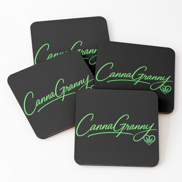 Item preview, CannaGranny™ Signature Logo Green Script designed and sold by  CannaGranny™ .