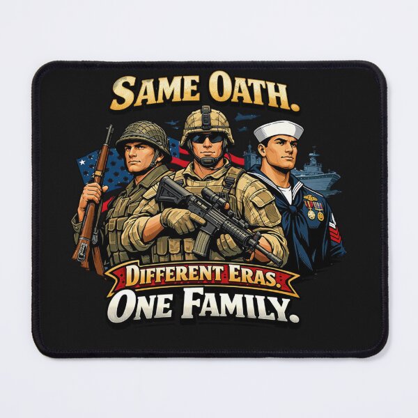 Item preview, Same Oath Different Eras One Family Military designed and sold by Tsugraf Designs.