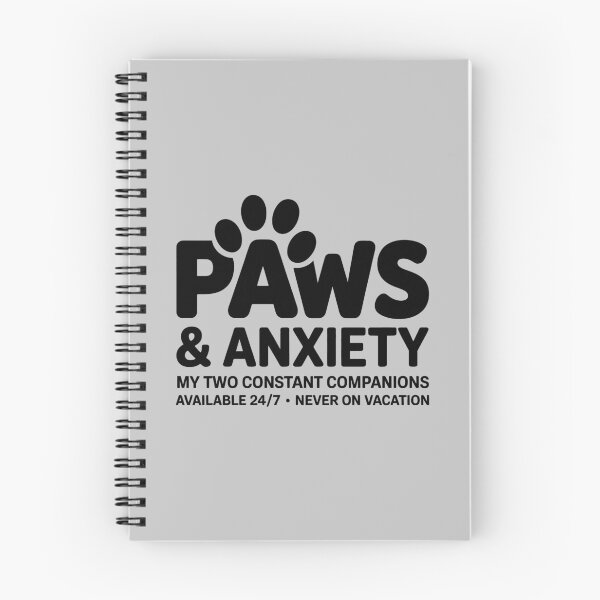 Item preview, Funny Paws And Anxiety Mental Health Parody designed and sold by GrafTeesLab.