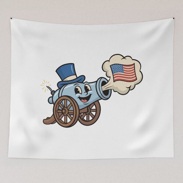 Item preview, Cute 4th of July Patriotic Cannon designed and sold by Anne97s.