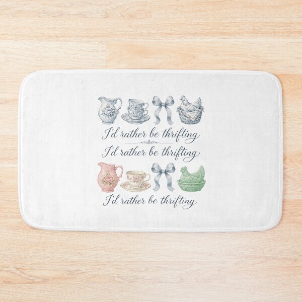 Item preview,  I’d Rather Be Thrifting – Vintage Thrift Shop Lover Retro Design designed and sold by DoodloraStudio.