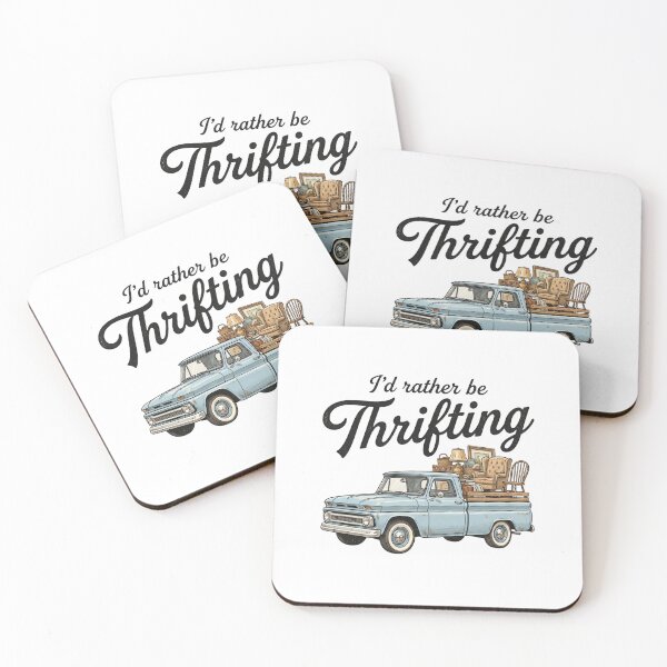 Item preview, I’d Rather Be Thrifting – Vintage Thrift Shop Lover Retro Design designed and sold by DoodloraStudio.