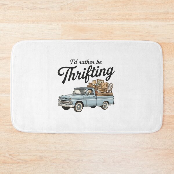 Item preview, I’d Rather Be Thrifting – Vintage Thrift Shop Lover Retro Design designed and sold by DoodloraStudio.