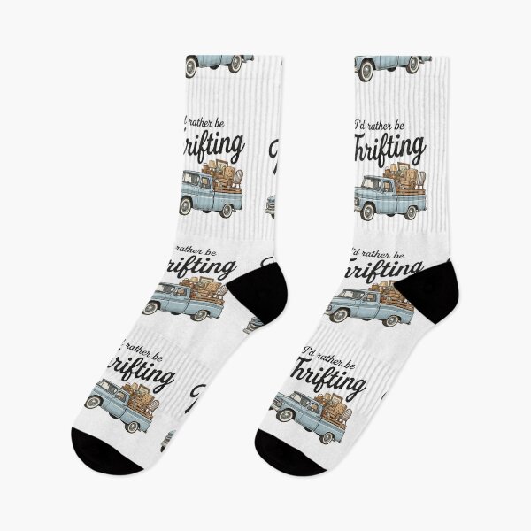 Item preview, I’d Rather Be Thrifting – Vintage Thrift Shop Lover Retro Design designed and sold by DoodloraStudio.