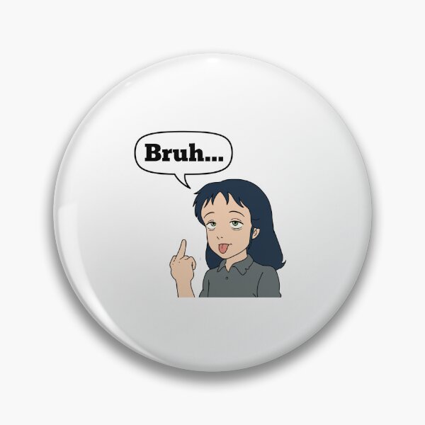 Item preview, Bruh Sarah Finger – Funny Reaction Meme Sarcastic Cute Pinoy Humor designed and sold by PrincessLavinia.