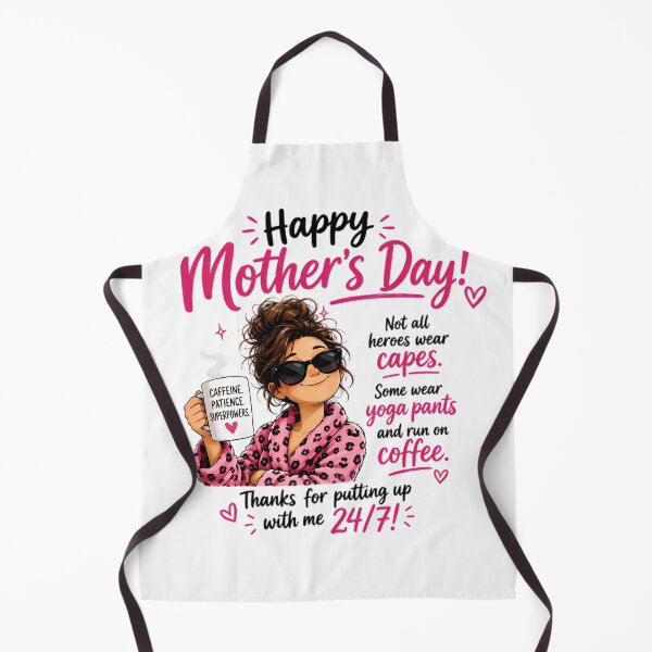 Item preview, Funny Mother’s Day Shirt – Tired Mom Coffee Lover PNG – “Mothers Don’t Wear Capes” Cute Mama Graphic Tee Design designed and sold by 1234saad.