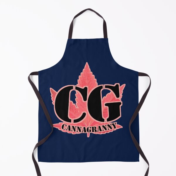 Item preview, CannaGranny™ CG Pink Leaf Logo Design designed and sold by  CannaGranny™ .