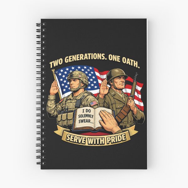 Item preview, Two Generations One Oath Military Service Pride designed and sold by Tsugraf Designs.