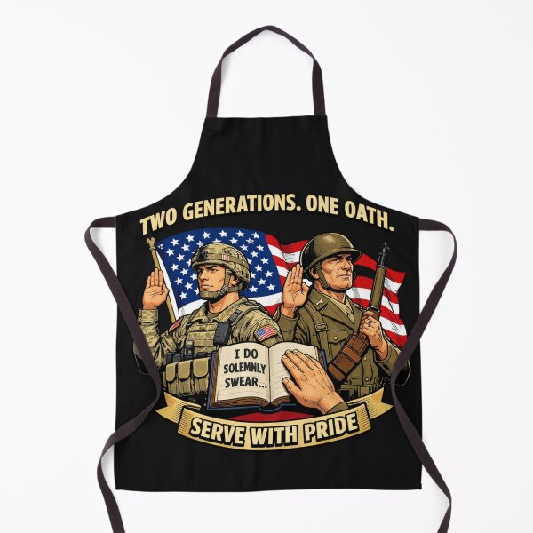 Item preview, Two Generations One Oath Military Service Pride designed and sold by Tsugraf Designs.