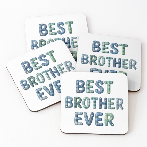 Item preview, BEST BROTHER EVER - IN FAUX LETTERING designed and sold by AlexOBrienArt.