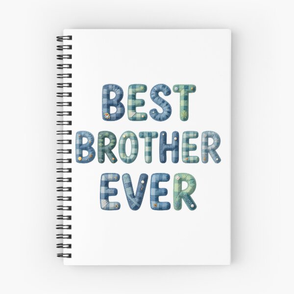 Item preview, BEST BROTHER EVER - IN FAUX LETTERING designed and sold by AlexOBrienArt.