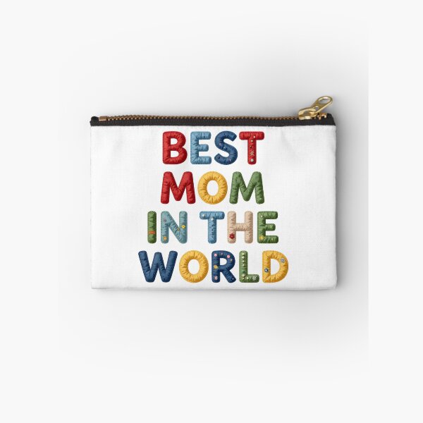 Item preview, BEST MOM IN THE WORLD - IN COLORFUL FAUX LETTERING designed and sold by AlexOBrienArt.