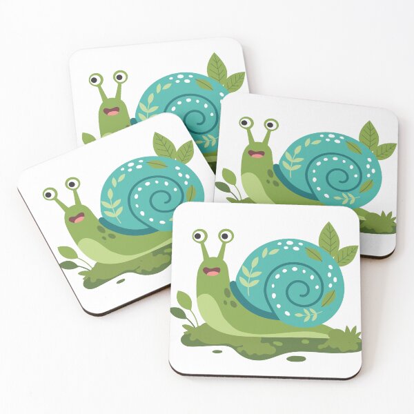 Item preview, Green Snail with Turquoise Spiral Shell designed and sold by BetweenForms.
