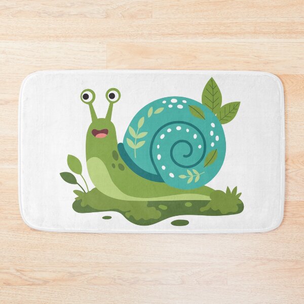 Item preview, Green Snail with Turquoise Spiral Shell designed and sold by BetweenForms.