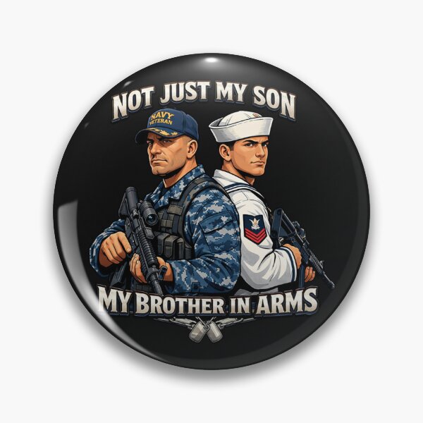 Item preview, Navy Veteran Son Brother In Arms Patriotic Military designed and sold by Tsugraf Designs.