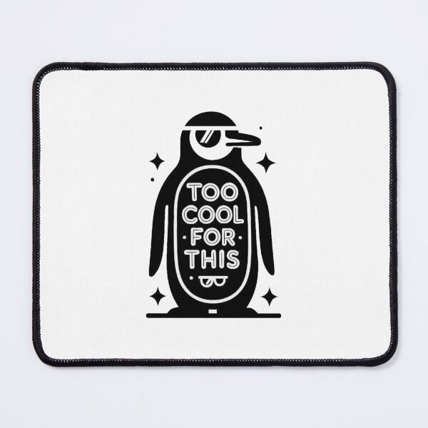 Item preview, Minimalist Penguin Too Cool For This | Funny Sarcastic Animal Design designed and sold by LibbArt.