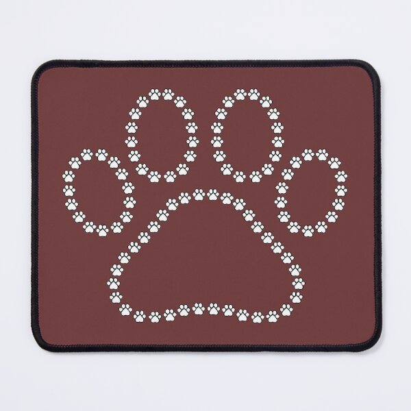 Item preview, V2 Paw Print Made of Small Paws Cute Puppy Cat Line designed and sold by CraftMuse19.