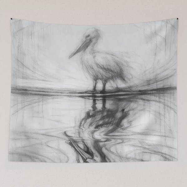 Item preview, Pelican Water Reflection Collapse - Surrender to Dual Identity designed and sold by WildlifeInc.
