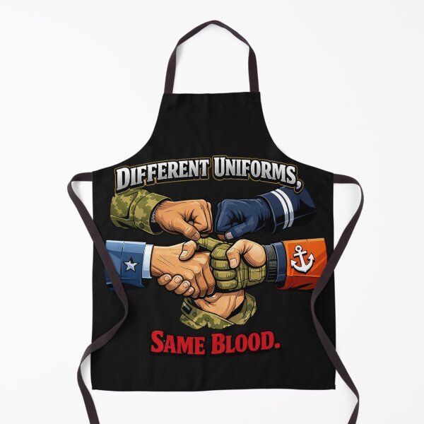 Item preview, Different Uniforms Same Blood Military Unity designed and sold by Tsugraf Designs.
