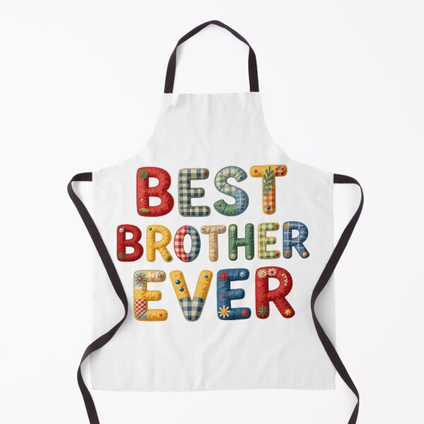 Item preview, BEST BROTHER EVER - IN COLORFUL FAUX LETTERING designed and sold by AlexOBrienArt.
