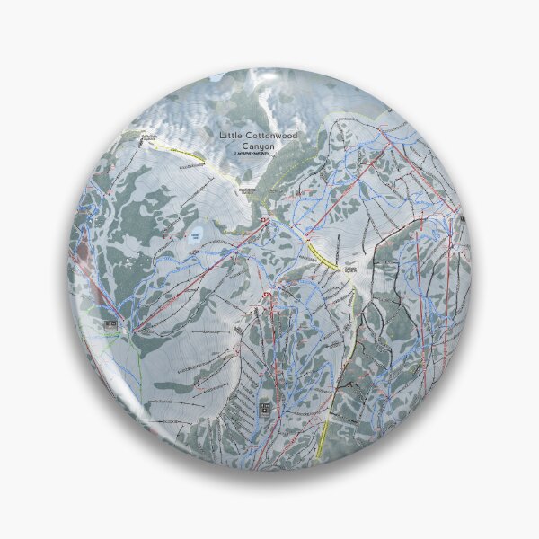 Item preview, Little Cottonwood Canyon Trail Map designed and sold by Mapsynergy.