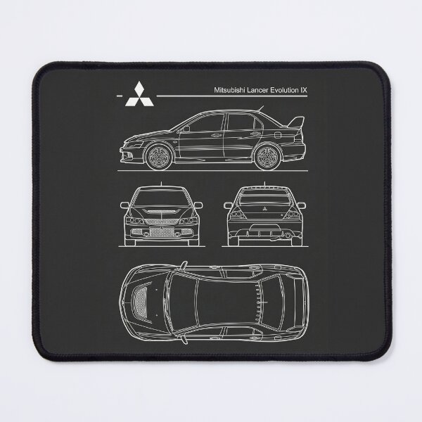 Item preview, Mitsubishi Lancer Evolution IX Blueprint JDM Evo 9 Rally Outline designed and sold by Motorline44.