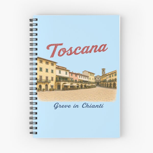 Item preview, Greve in Chianti, Tuscany - Italian square in crayon style designed and sold by JOANNASKAH.