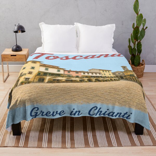 Item preview, Greve in Chianti, Tuscany - Italian square in crayon style designed and sold by JOANNASKAH.