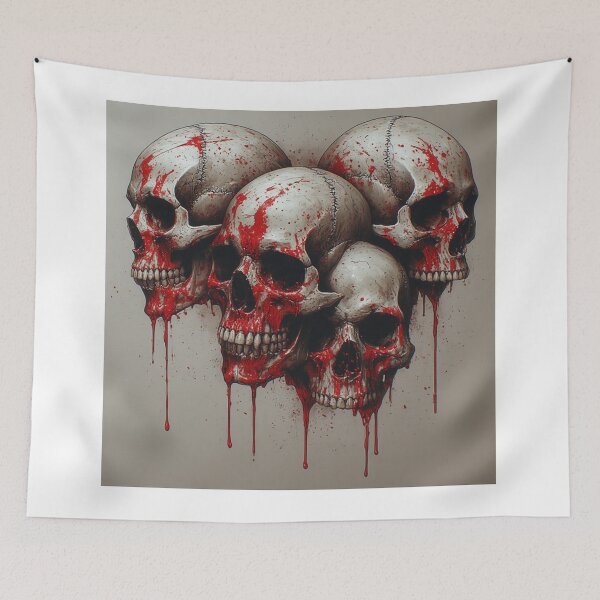 Item preview, Bloody skulls designed and sold by Kari's shop.