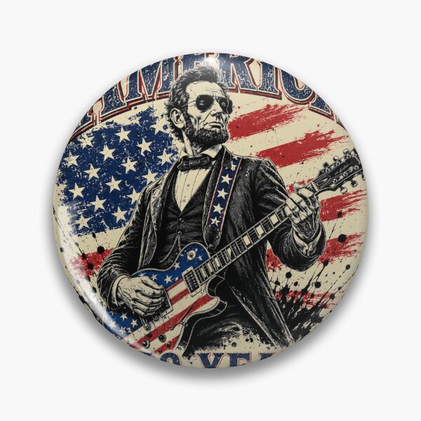 Item preview, Abraham-Lincoln-Playing-Guitar designed and sold by jolihanot.