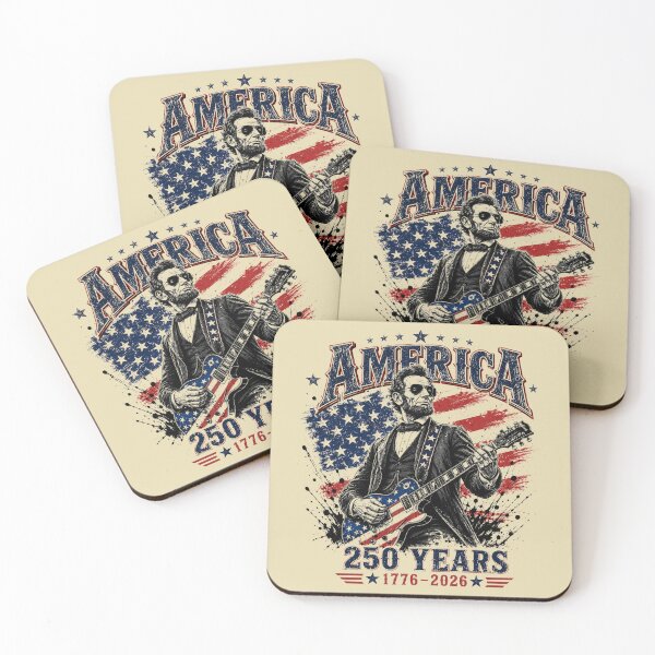 Item preview, Abraham-Lincoln-Playing-Guitar designed and sold by jolihanot.