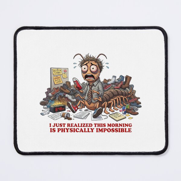 Item preview, This Morning Is Physically Impossible Centipede Meme designed and sold by Burnout-Beasts.
