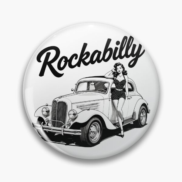 Item preview, Rockabilly Pin-Up & Hot Rod Classic Car Design designed and sold by Pineapple-Tree.