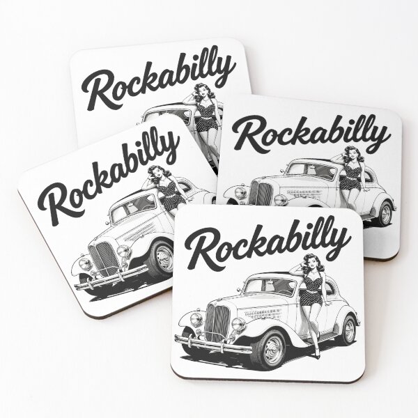 Item preview, Rockabilly Pin-Up & Hot Rod Classic Car Design designed and sold by Pineapple-Tree.
