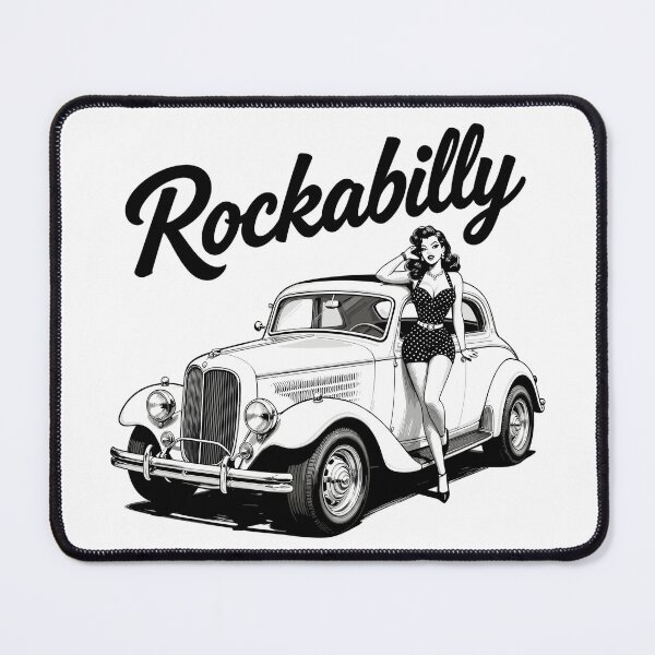 Item preview, Rockabilly Pin-Up & Hot Rod Classic Car Design designed and sold by Pineapple-Tree.