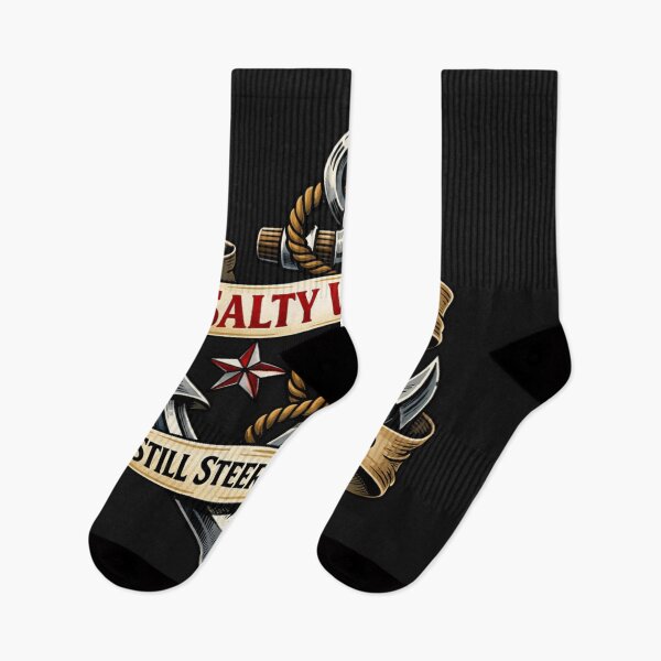 Item preview, Salty Veteran Still Steering Ship Anchor designed and sold by Tsugraf Designs.