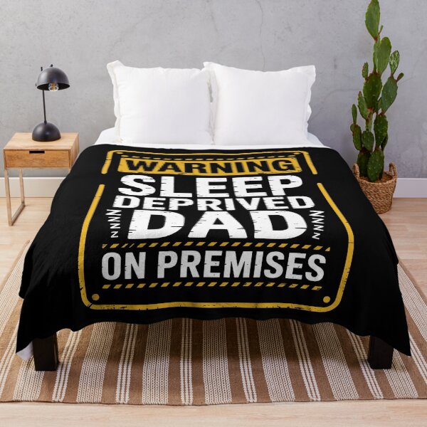Item preview, Warning Sleep Deprived Dad On Premises Father's Day Gift for New Dad designed and sold by Say It With Ink.