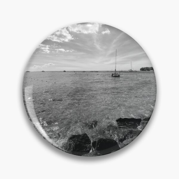 Item preview, Barbados Clear Sea In Monochrome designed and sold by Londonimages.