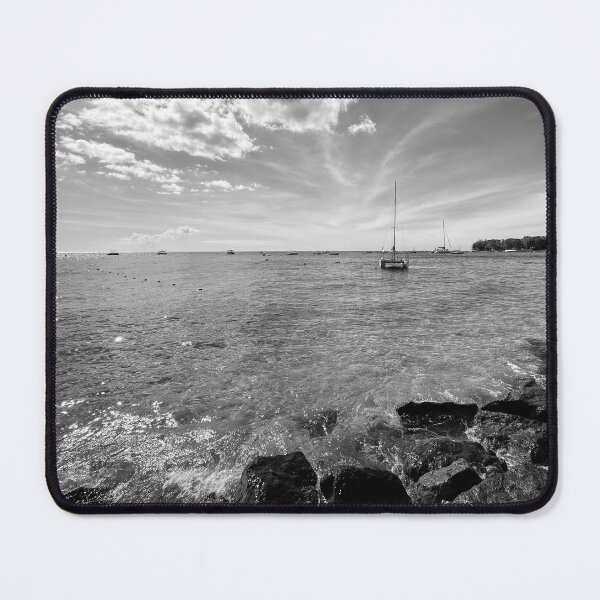 Item preview, Barbados Clear Sea In Monochrome designed and sold by Londonimages.