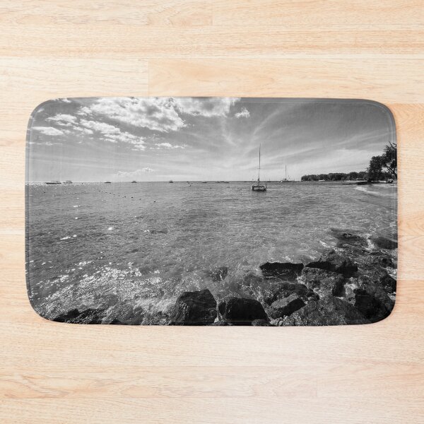 Item preview, Barbados Clear Sea In Monochrome designed and sold by Londonimages.