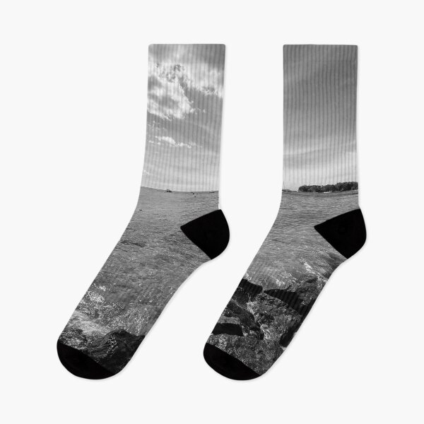 Item preview, Barbados Clear Sea In Monochrome designed and sold by Londonimages.
