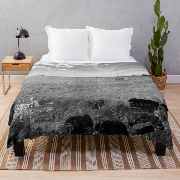 Item preview, Barbados Clear Sea In Monochrome designed and sold by Londonimages.