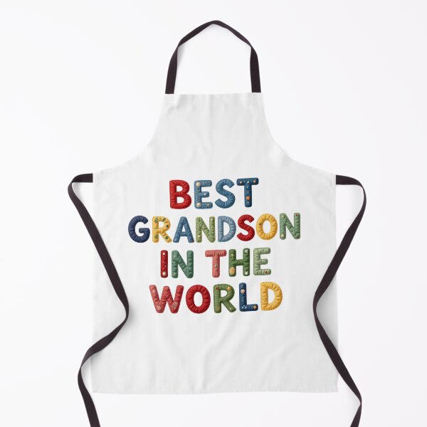 Item preview, BEST GRANDSON IN THE WORLD - IN FAUX LETTERING designed and sold by AlexOBrienArt.