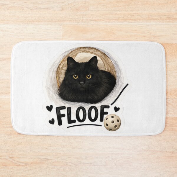 Item preview, Floof Void Cat Sticker designed and sold by lumar23.