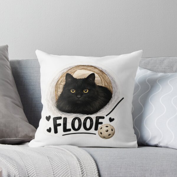 Item preview, Floof Void Cat Sticker designed and sold by lumar23.