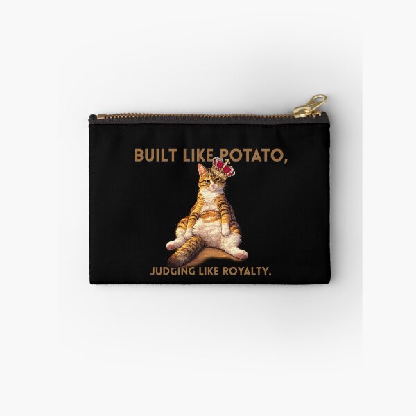 Item preview, Built Like Potato Judging Like Royalty  Funny Cat  designed and sold by WeaselsStuff.