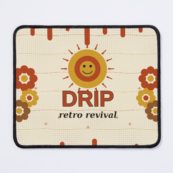 Item preview, Sun Drip Groovy Retro Revival Print designed and sold by IronGlyphCo.