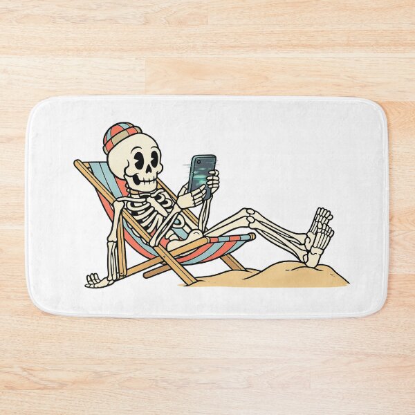 Item preview, Doomscrolling Skeleton designed and sold by krish-prints.