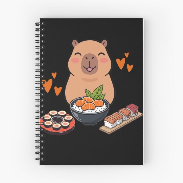 Item preview, Sushi Lover Capybara designed and sold by sanorastyle.
