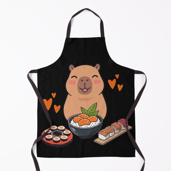 Item preview, Sushi Lover Capybara designed and sold by sanorastyle.